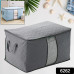 Premium Quilted Foldable Storage Bag with Transparent Window Premium Quilted Foldable Storage Bag with Transparent Window