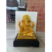 Golden lord ganesha idol showpiece for home temple & office décor