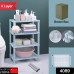 4 Layer Multifunctional Storage Shelf Organizer Narrow Storage Rack for Kitchen