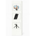 RLS 3-in-1 Selfie Stick Tripod with Remote & LED Light