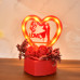Romantic Heart-Shaped Love Couple Decorative Showpiece (1 Pc) Romantic Heart-Shaped Love Couple Decorative Showpiece (1 Pc)