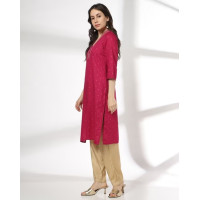 AVAASA MIX N MATCH Women Embroidered Straight Fit Kurta AVAASA MIX N MATCH Women Embroidered Straight Fit Kurta