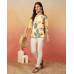 POPMANTRA Women Floral Print Straight Kurti
