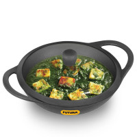 Hawkins Futura 3.5 Litre Cast Iron Kadhai
