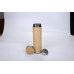 Bamboo Flask (stainless steel insulated with strainer)
