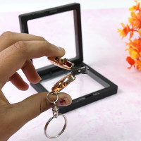 Nail Clipper Keychain With 3D Floating Frame