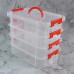 4-Layer Transparent Multipurpose Plastic Storage Box