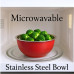 Microwave-Safe Plastic Serving Bowl with Lid (1 Pc)