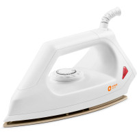 Orient Electric FabriSmooth DIFS10WGP 1000 W Dry Iron (White, Golden)