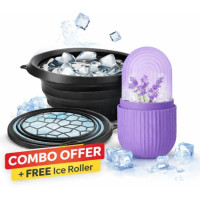 Glosstiy Glam Premium Ice Facial Combo Set with Free Ice Roller