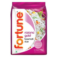 FORTUNE Rozana Gold Basmati Rice (Medium Grain) (1 kg) FORTUNE Rozana Gold Basmati Rice (Medium Grain) (1 kg)