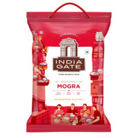 INDIA GATE Mogra Basmati Rice (Broken Grain, Polished) (5 kg) INDIA GATE Mogra Basmati Rice (Broken Grain, Polished) (5 kg)