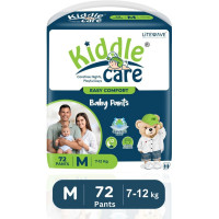 Kiddle Care Easy Comfort Baby Diaper Pants | Medium (M) | 7-12 Kg - M (72 Pieces)