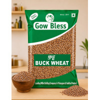 Gow Bless Buckwheat – 1kg | Gluten-Free | High Protein Grain Whole Wheat (1 kg)