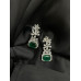 American diamond flower earrings