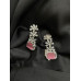 American diamond flower earrings