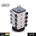 Ganesh Multipurpose Revolving Spice Rack With 16 Pcs
