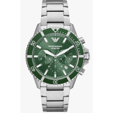 Emporio Armani Men Green Dial Analogue Watch