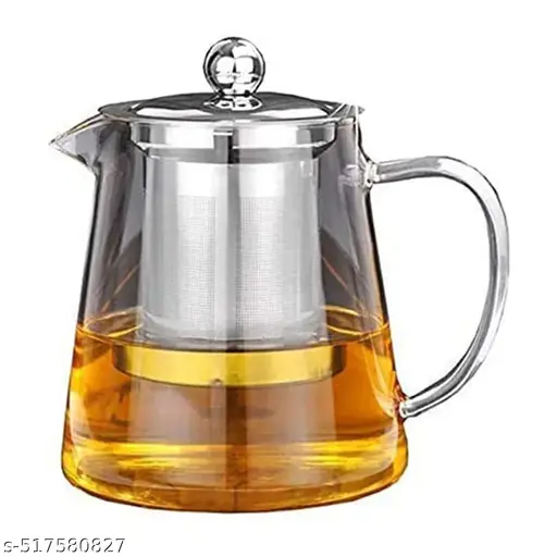 750 ml Round Glass Teapot with Heat Resistant