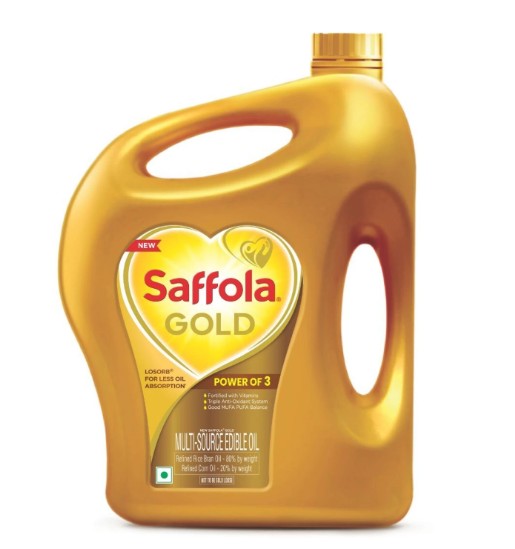 Saffola Gold Corn & Rice Bran refined oil
