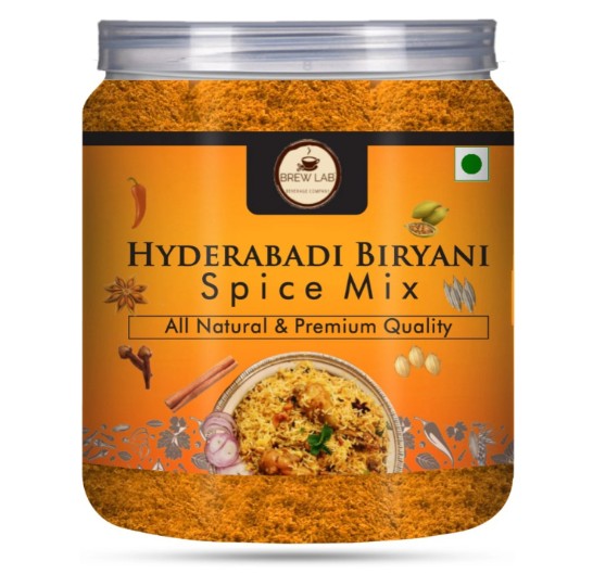 Brew Lab Authentic Hyderabadi Biryani Masala with Real Taste and Flavor | No Additives (250 g) Brew Lab Authentic Hyderabadi Biryani Masala with Real Taste and Flavor | No Additives (250 g)
