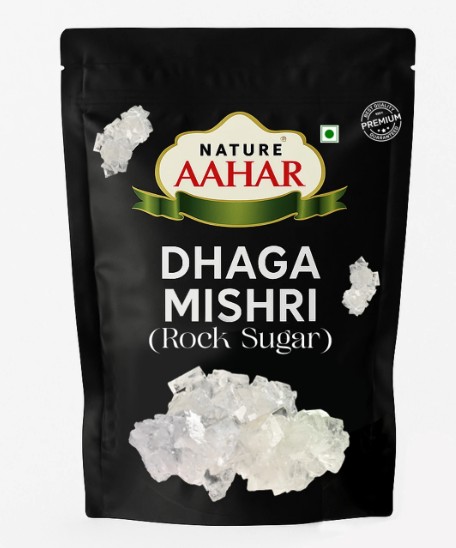 Nature Aahar Organic Dhaga Mishri 1kg | Thread Rock Sugar