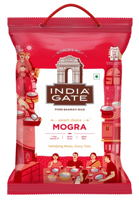 INDIA GATE Mogra Basmati Rice (Broken Grain, Polished) (5 kg)