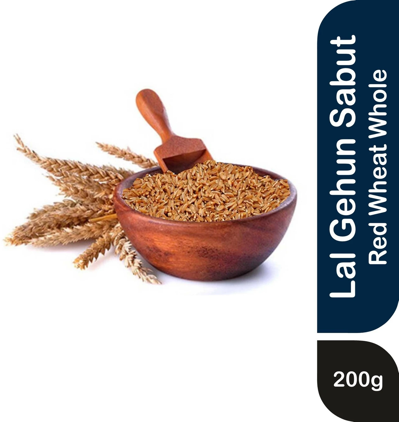 Organic and Pure Red Wheat Whole, Hard Wheat Whole, Lal Gehu Gehun Whole Wheat (0.2 kg)