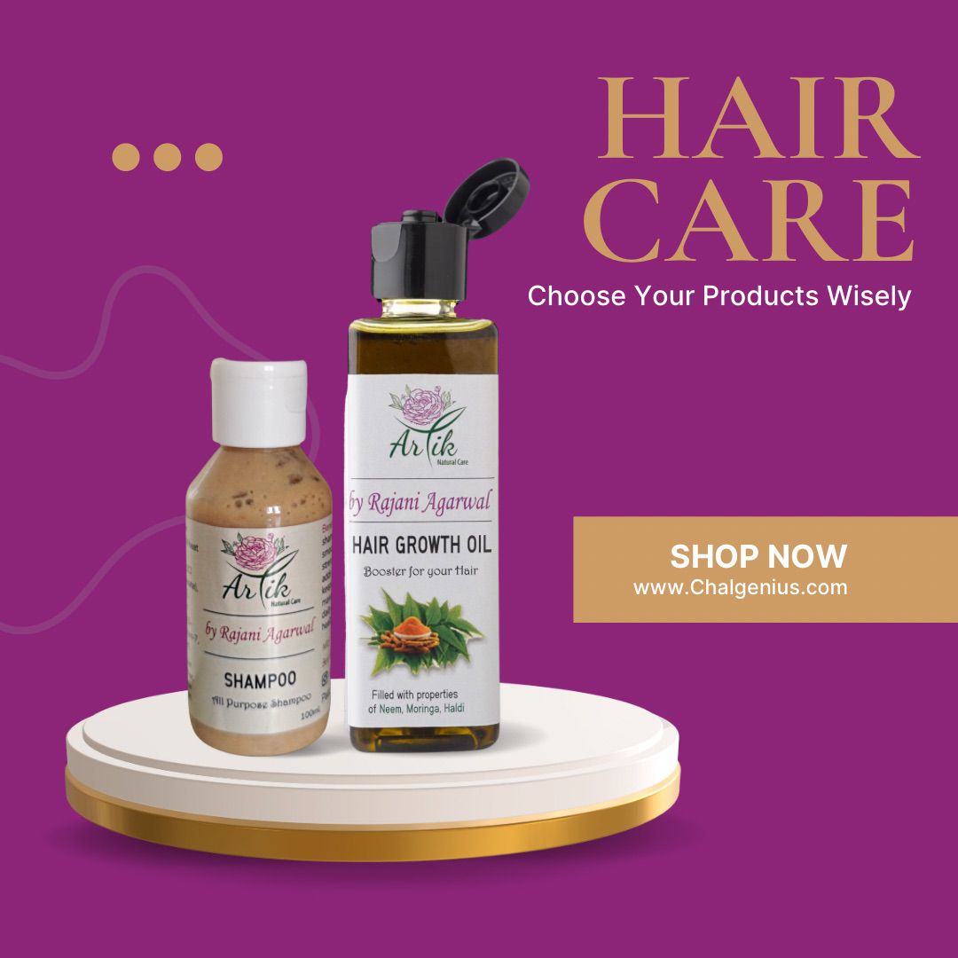 Arlik Hair Growth Oil + All Purpose Shampoo Combo