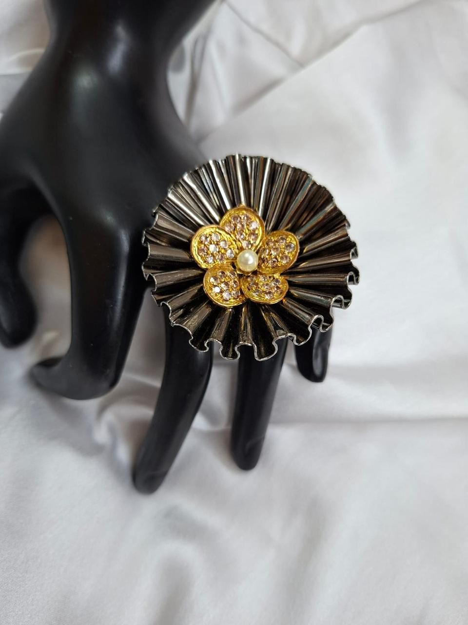 Vintage Floral Statement Ring